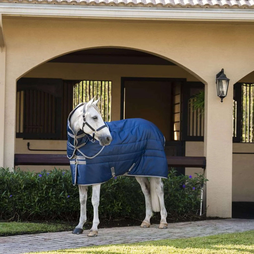 Amigo Ripstop Insulator Plus Pony Stable 200g Navy/Titanium Grey