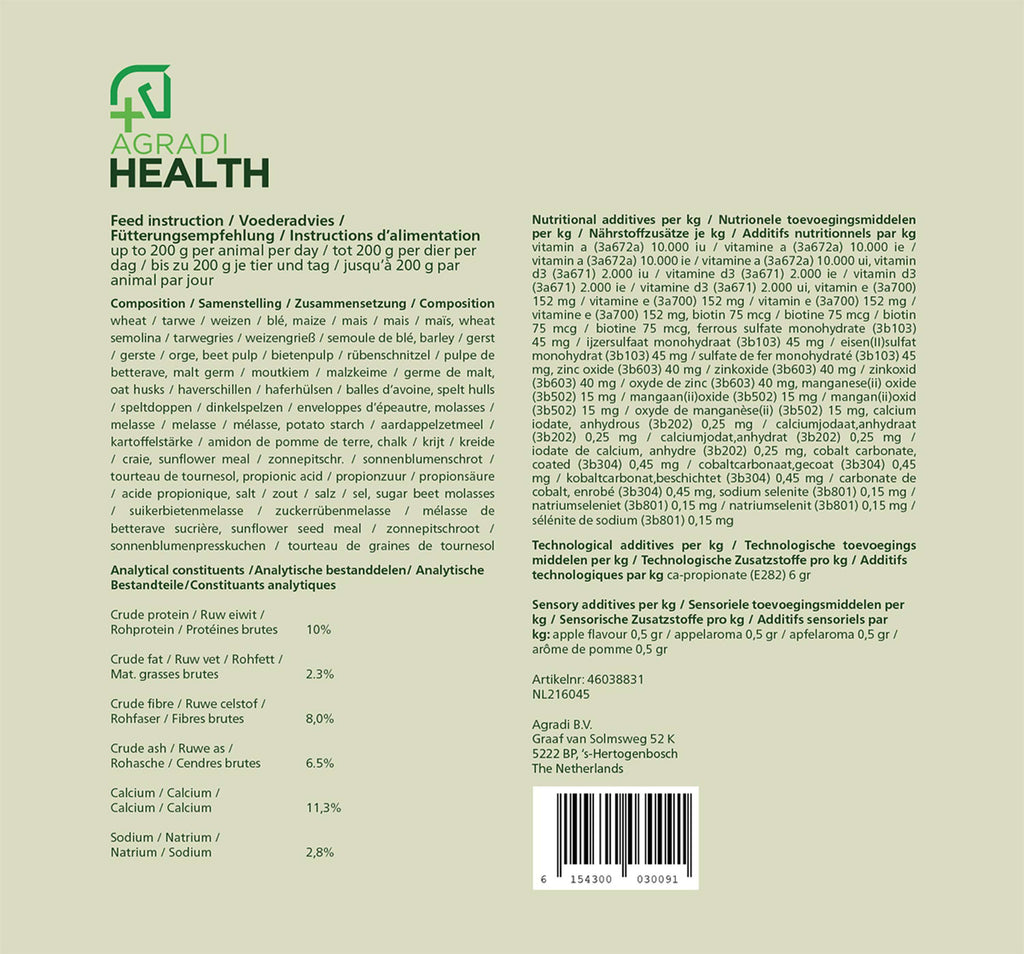 Agradi Health Beloningsbrok Appel