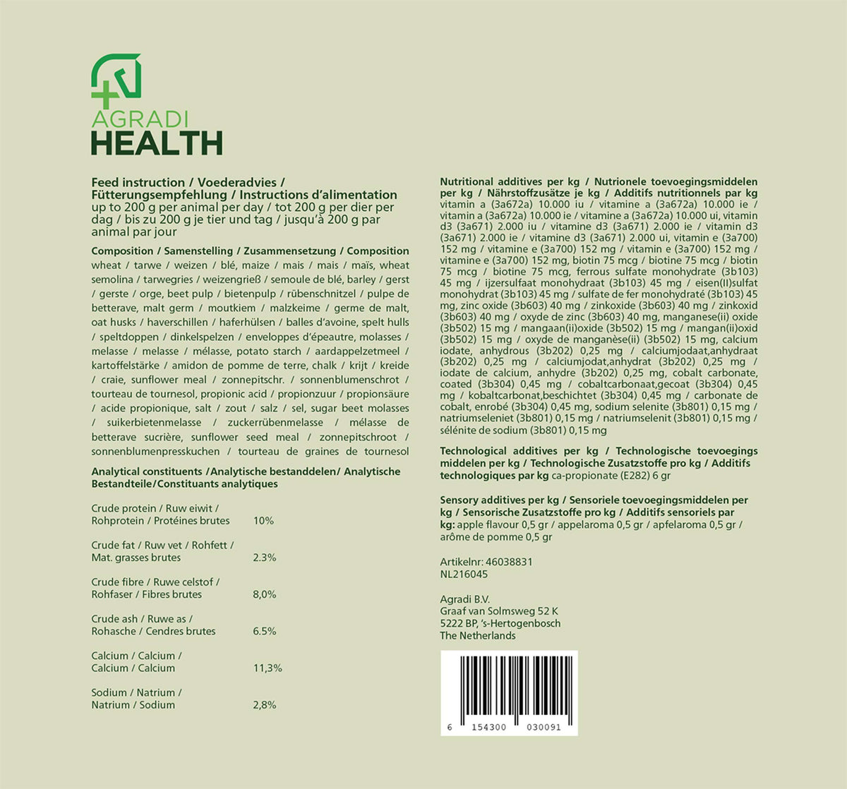 Agradi Health Beloningsbrok Appel