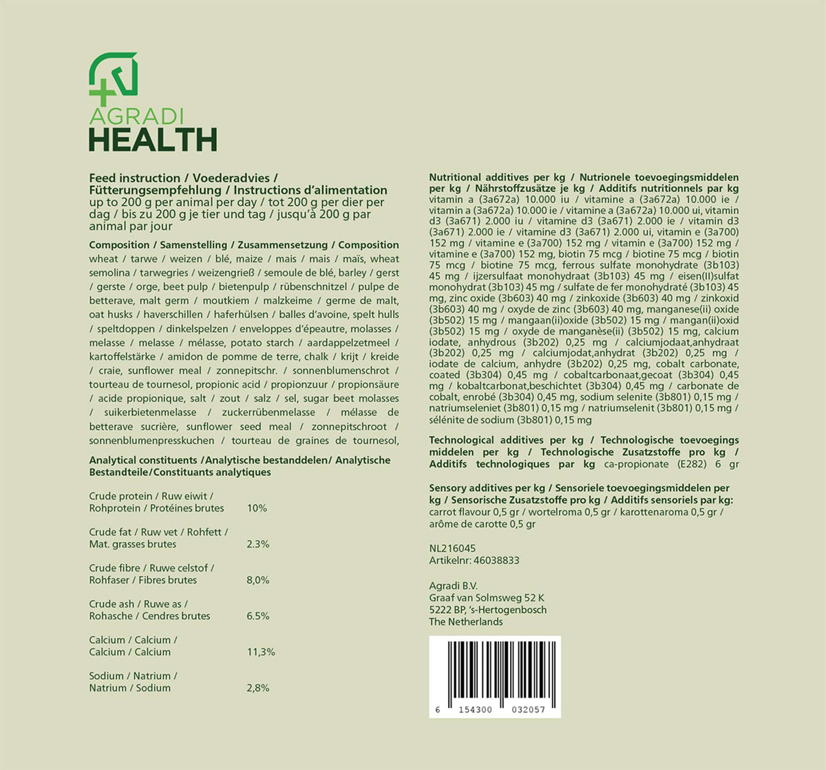 Agradi Horse Beloningsbrok Wortel