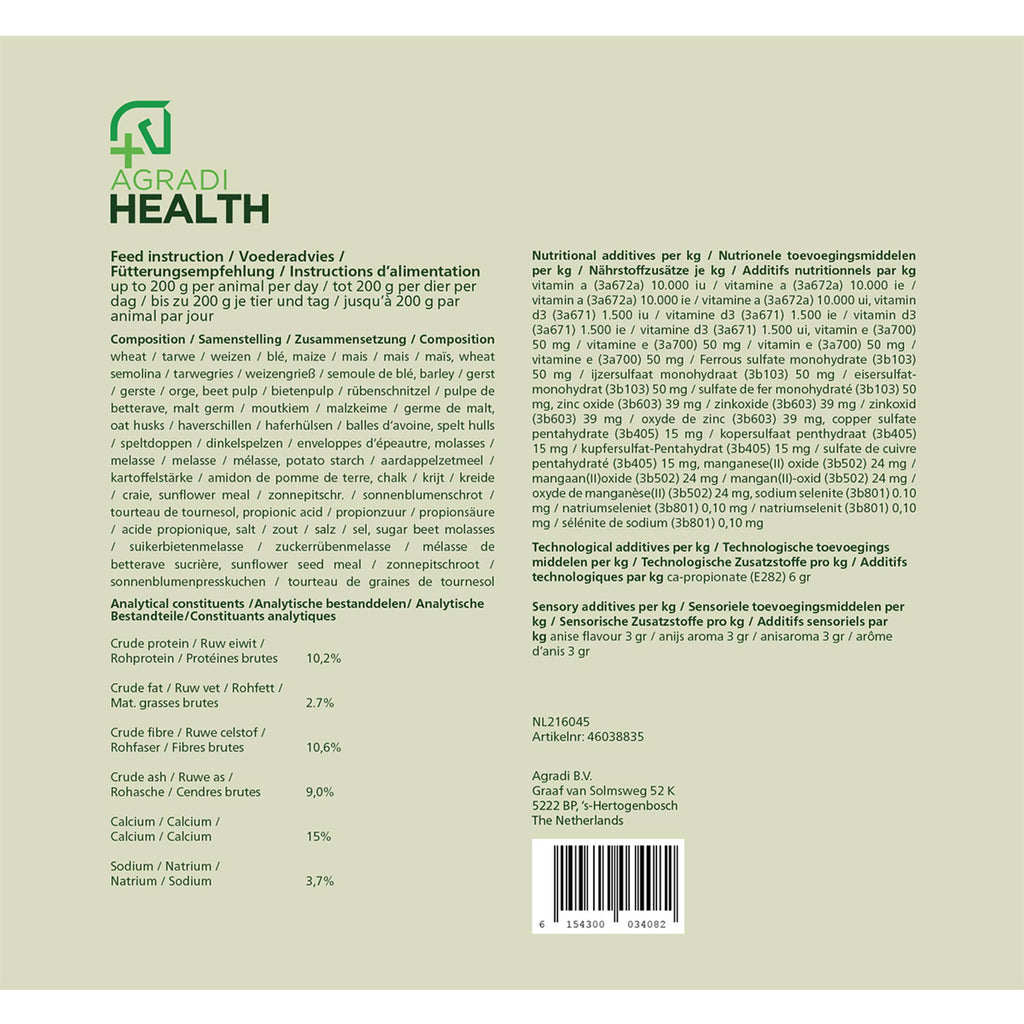 Agradi Health Beloningsbrok Kruiden