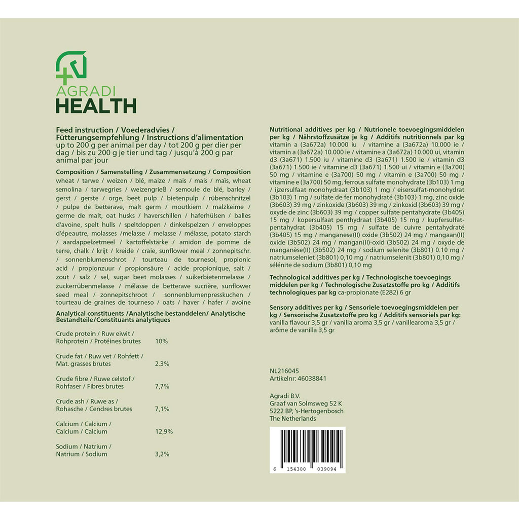 Agradi Health Beloningsbrok Vanille