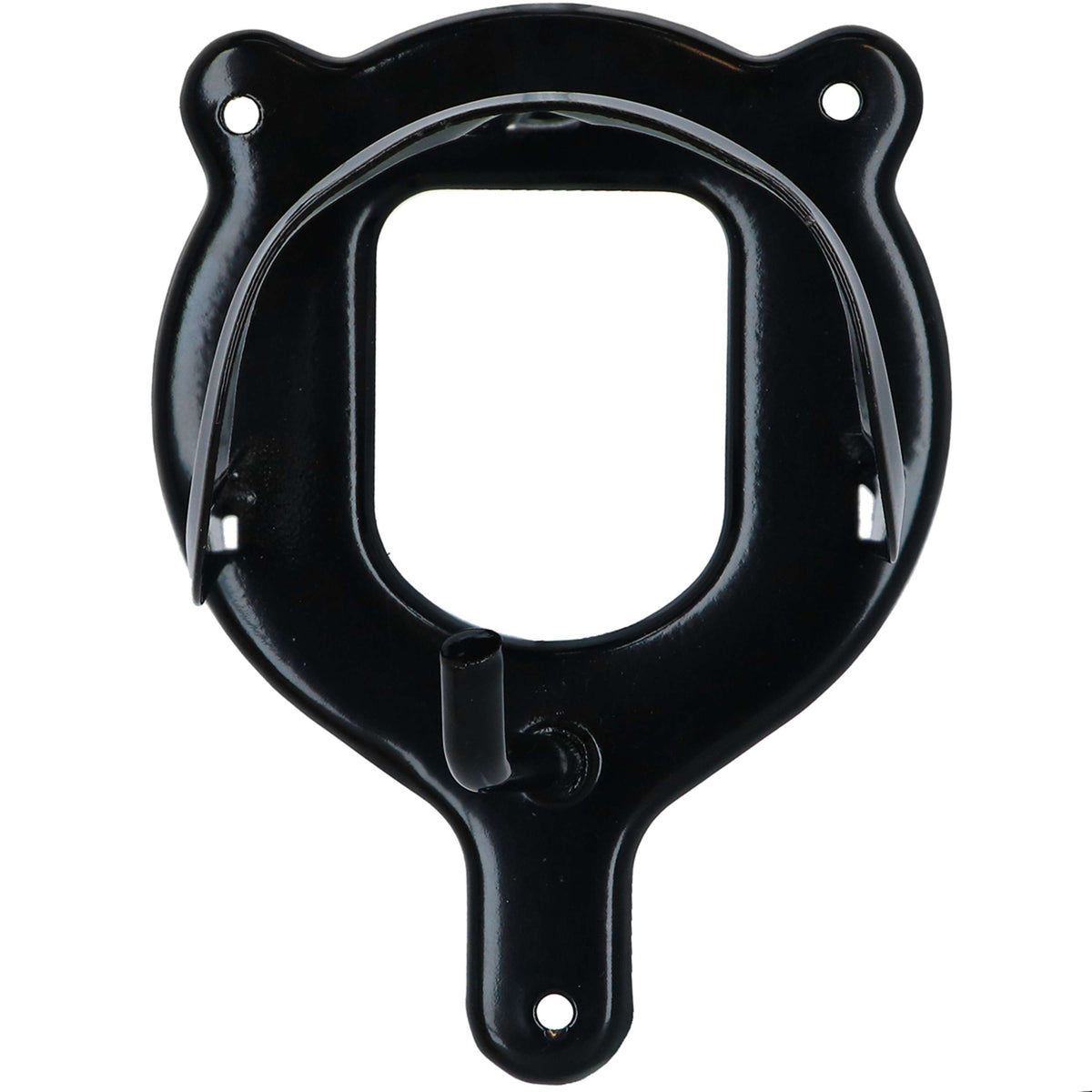 Agradi Horse Hoofdstelhanger Metaal Zwart