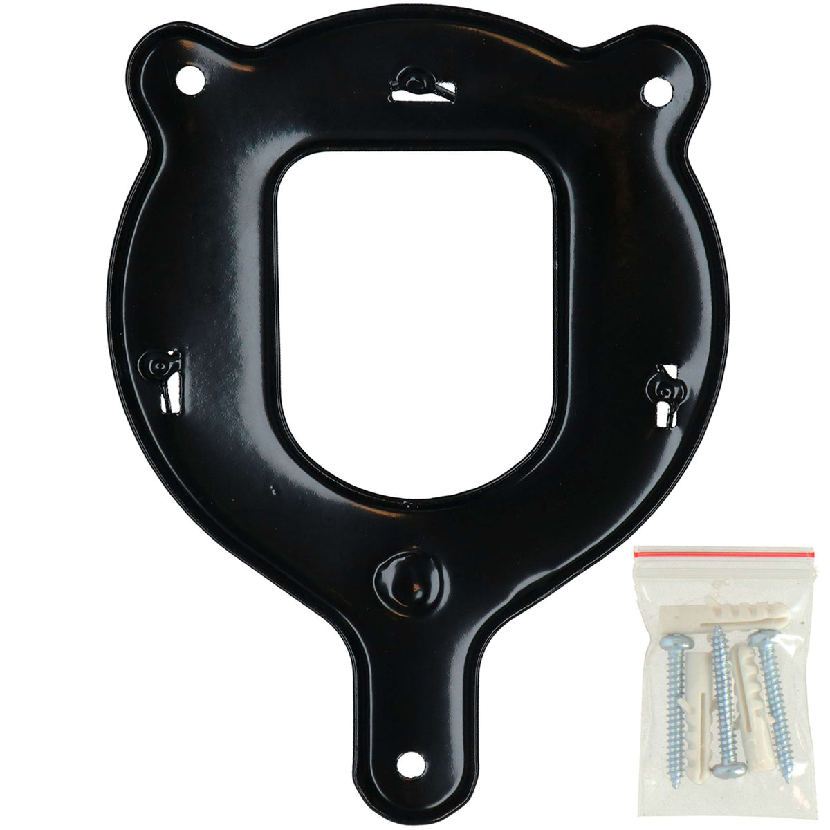 Agradi Horse Hoofdstelhanger Metaal Zwart