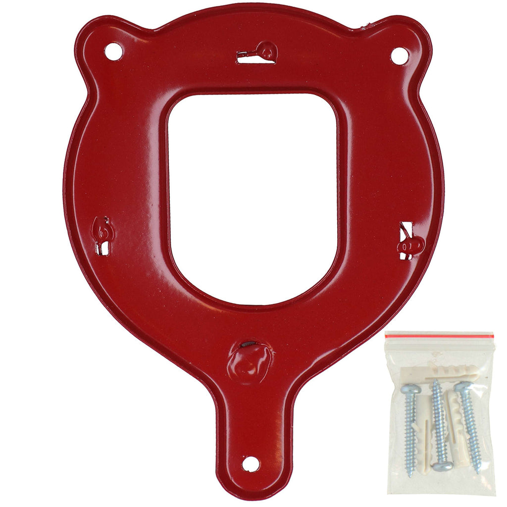 Agradi Horse Hoofdstelhanger Metaal Rood
