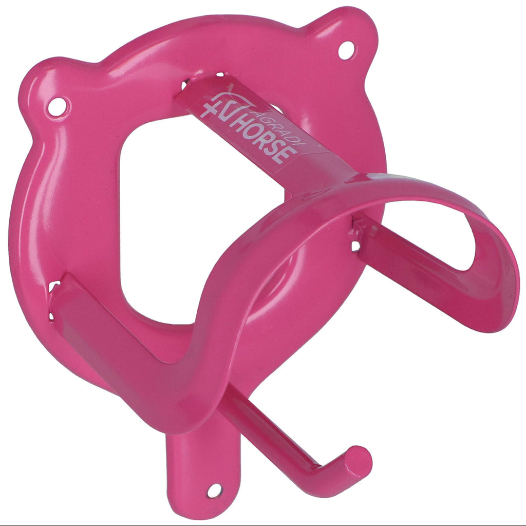 Agradi Horse Hoofdstelhanger Metaal Roze