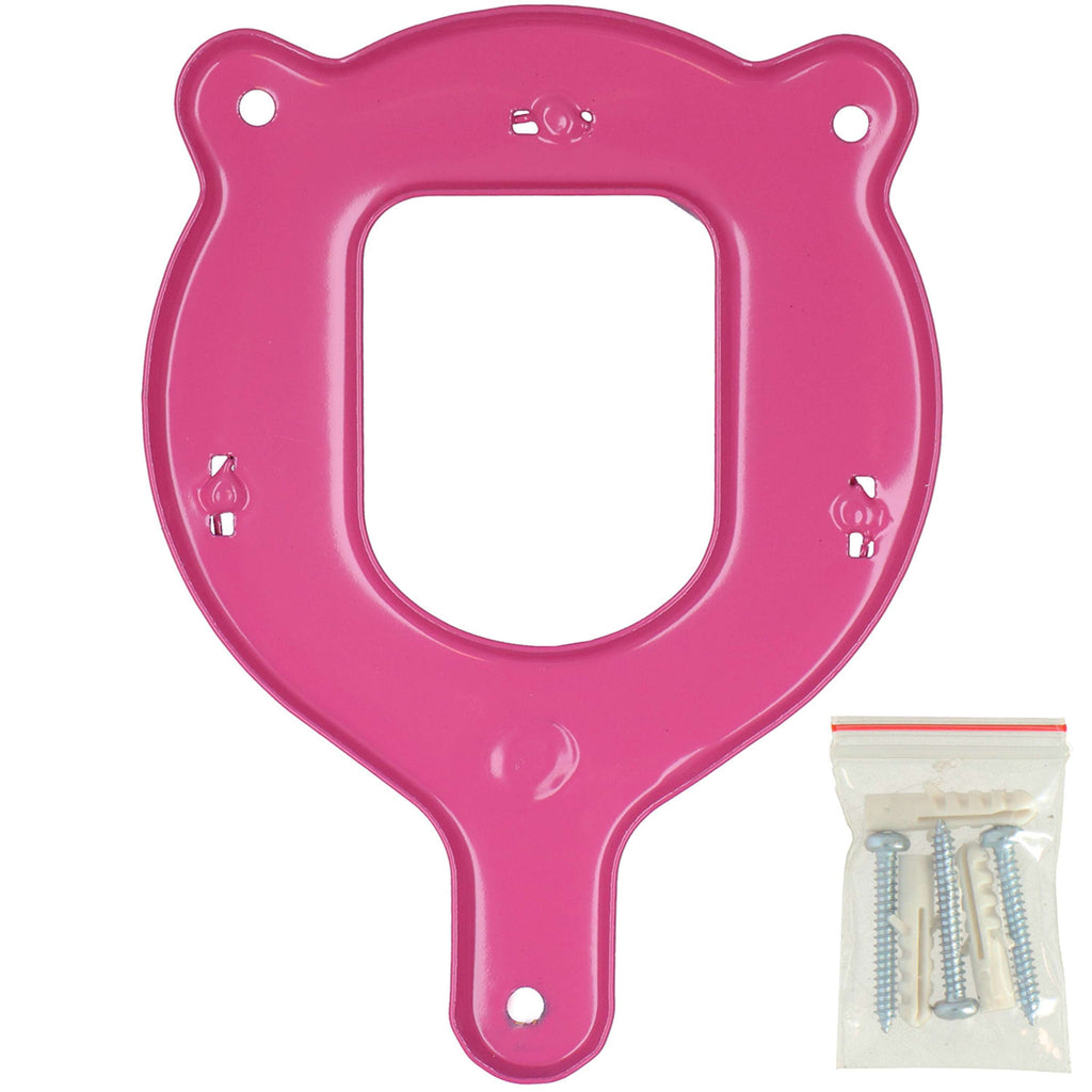Agradi Horse Hoofdstelhanger Metaal Roze