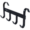 Agradi Horse Hoofdstelhanger met 4 Haken Zwart