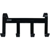 Agradi Horse Hoofdstelhanger met 4 Haken Zwart