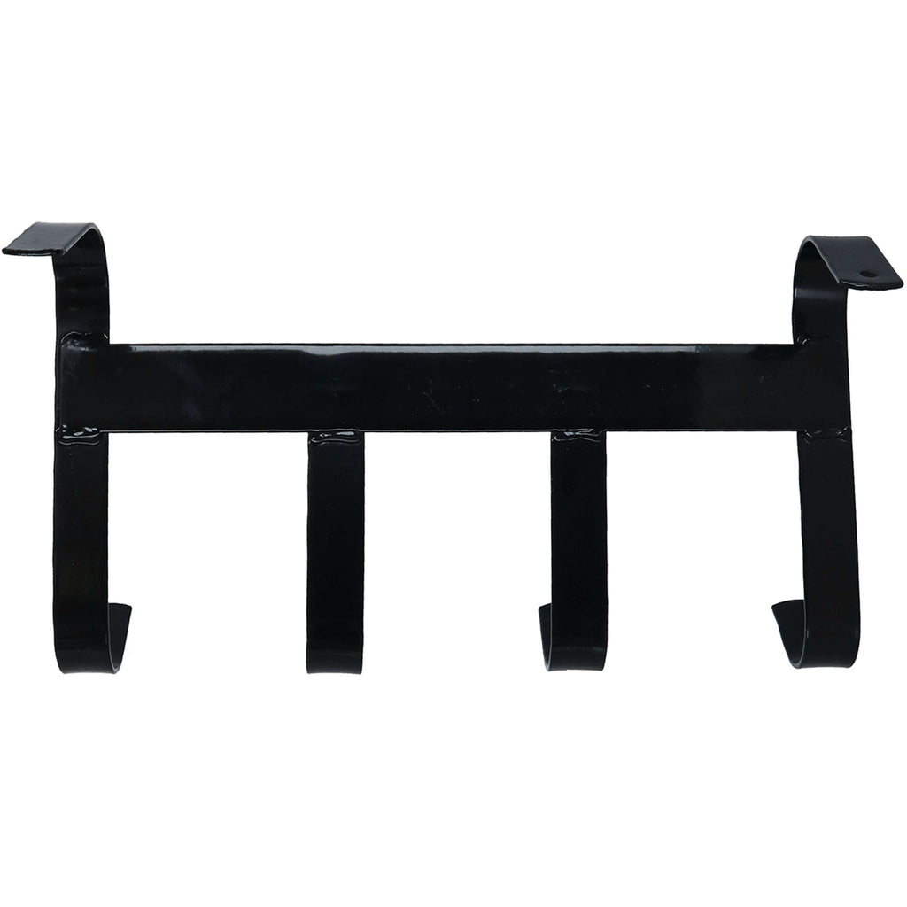 Agradi Horse Hoofdstelhanger met 4 Haken Zwart