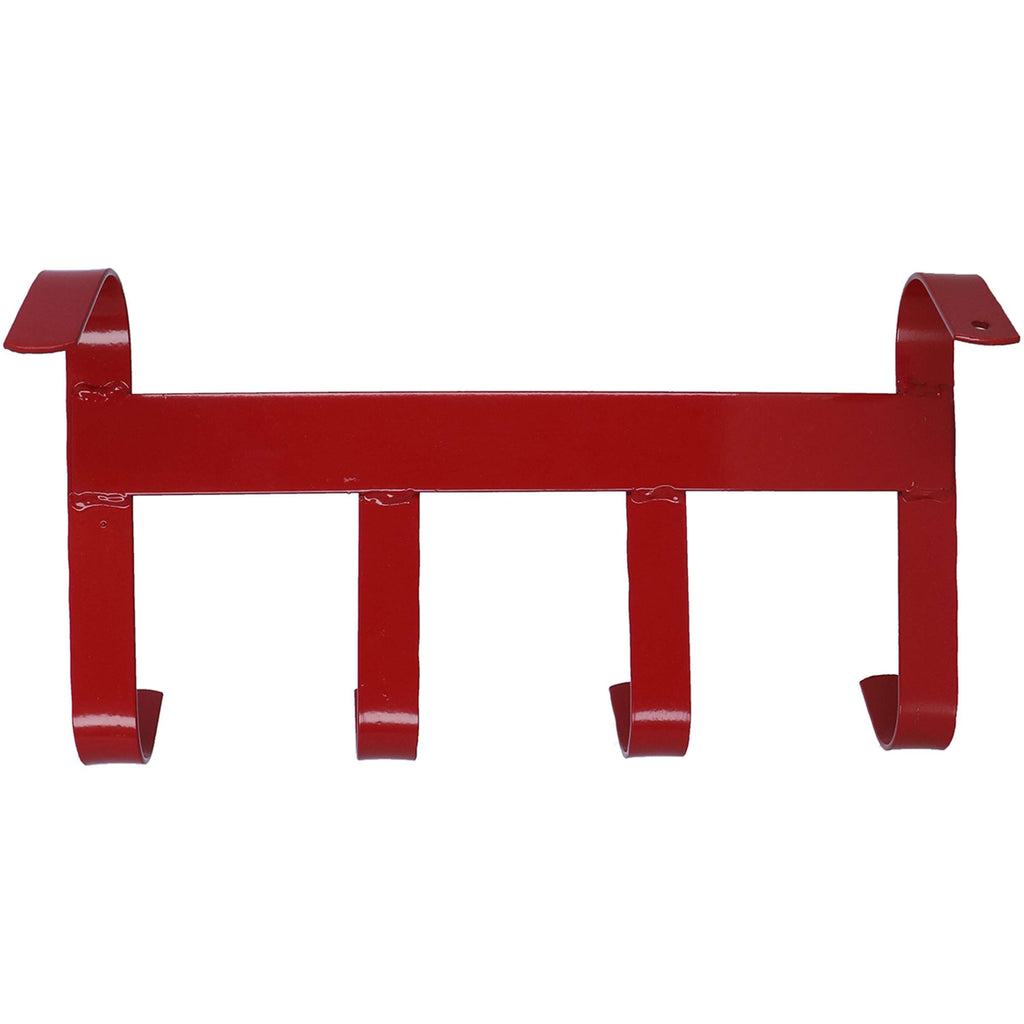 Agradi Horse Hoofdstelhanger met 4 Haken Rood