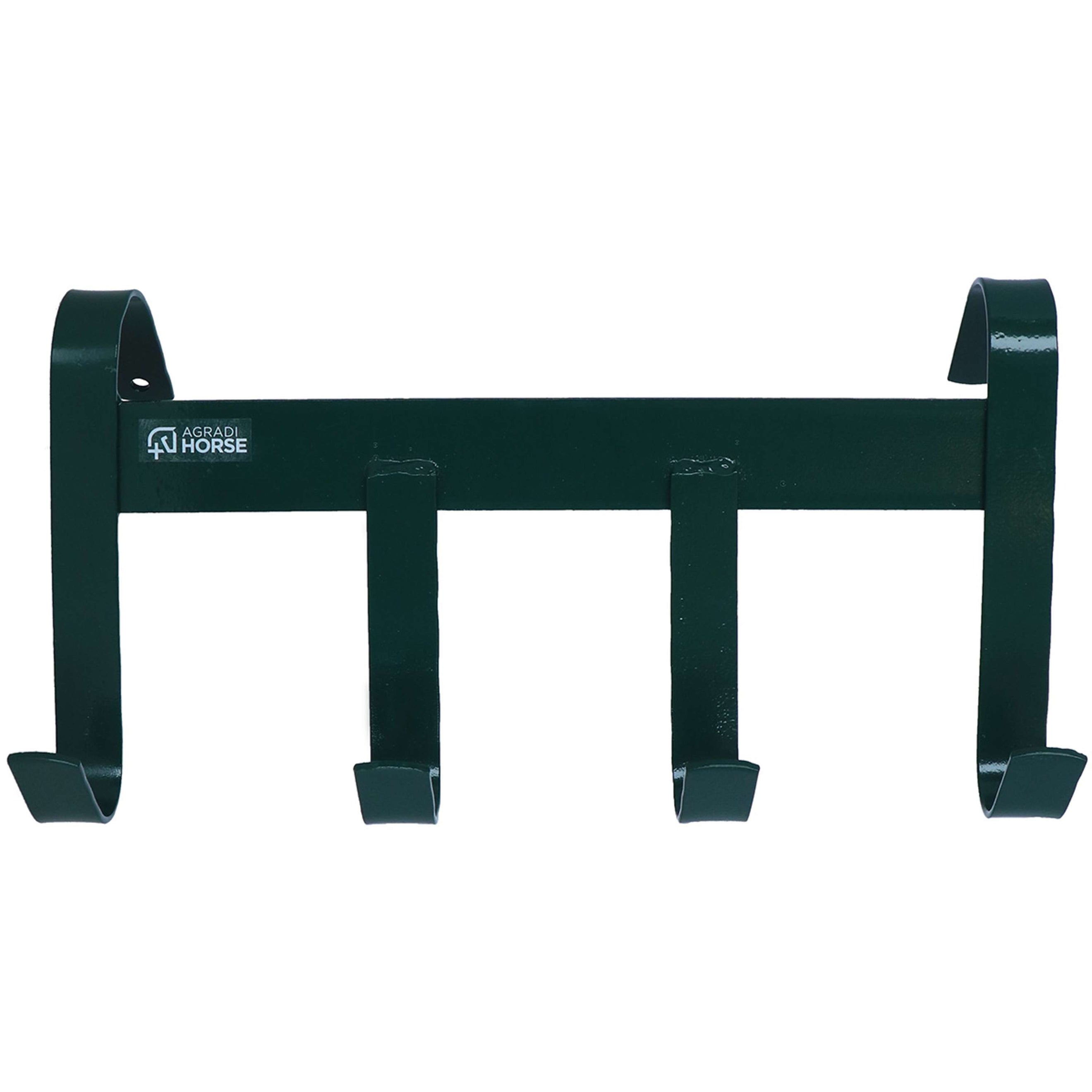 Agradi Horse Hoofdstelhanger met 4 Haken Groen Agradi Horse Hoofdstelhanger met 4 Haken Groen
