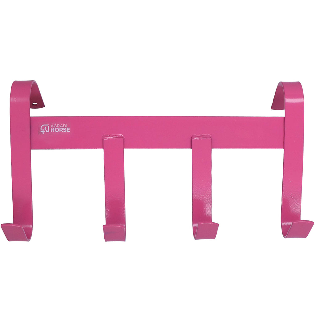 Agradi Horse Hoofdstelhanger met 4 Haken Roze