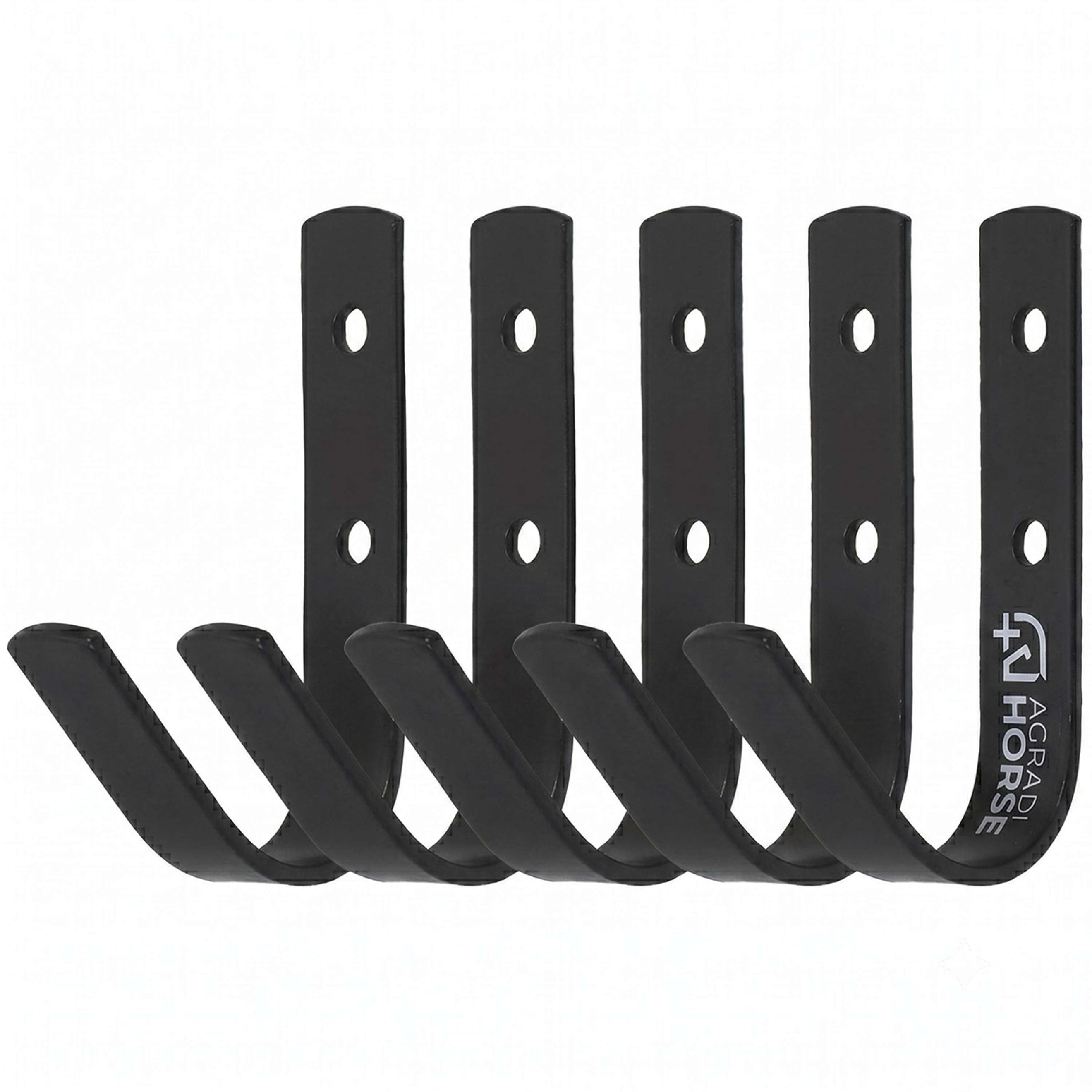 Agradi Horse Stalhaken 5 Stuks Zwart