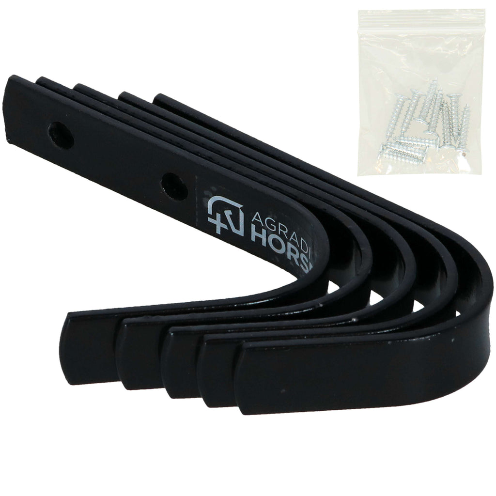 Agradi Horse Stalhaken 5 Stuks Zwart