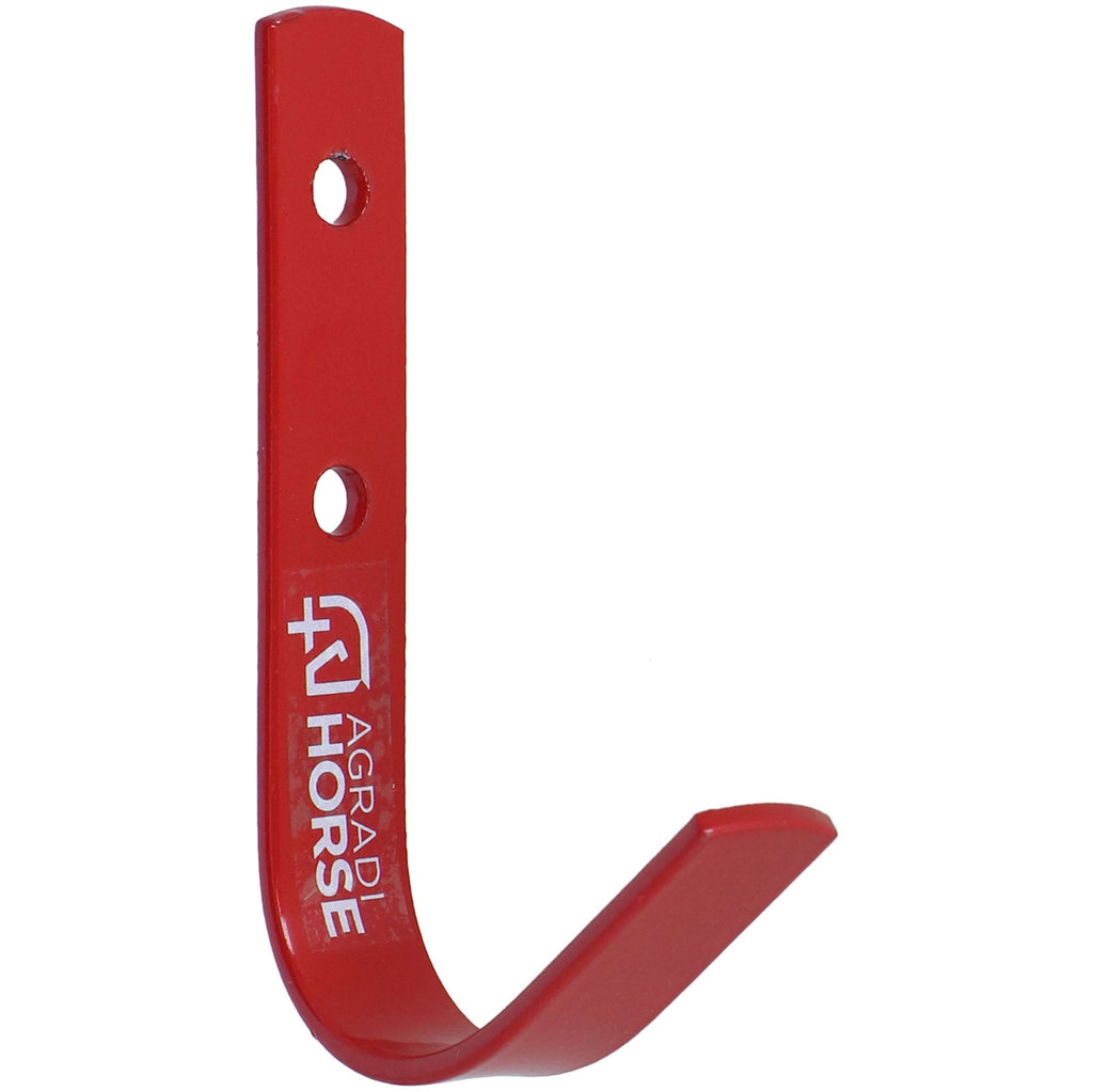 Agradi Horse Stalhaken 5 Stuks Rood