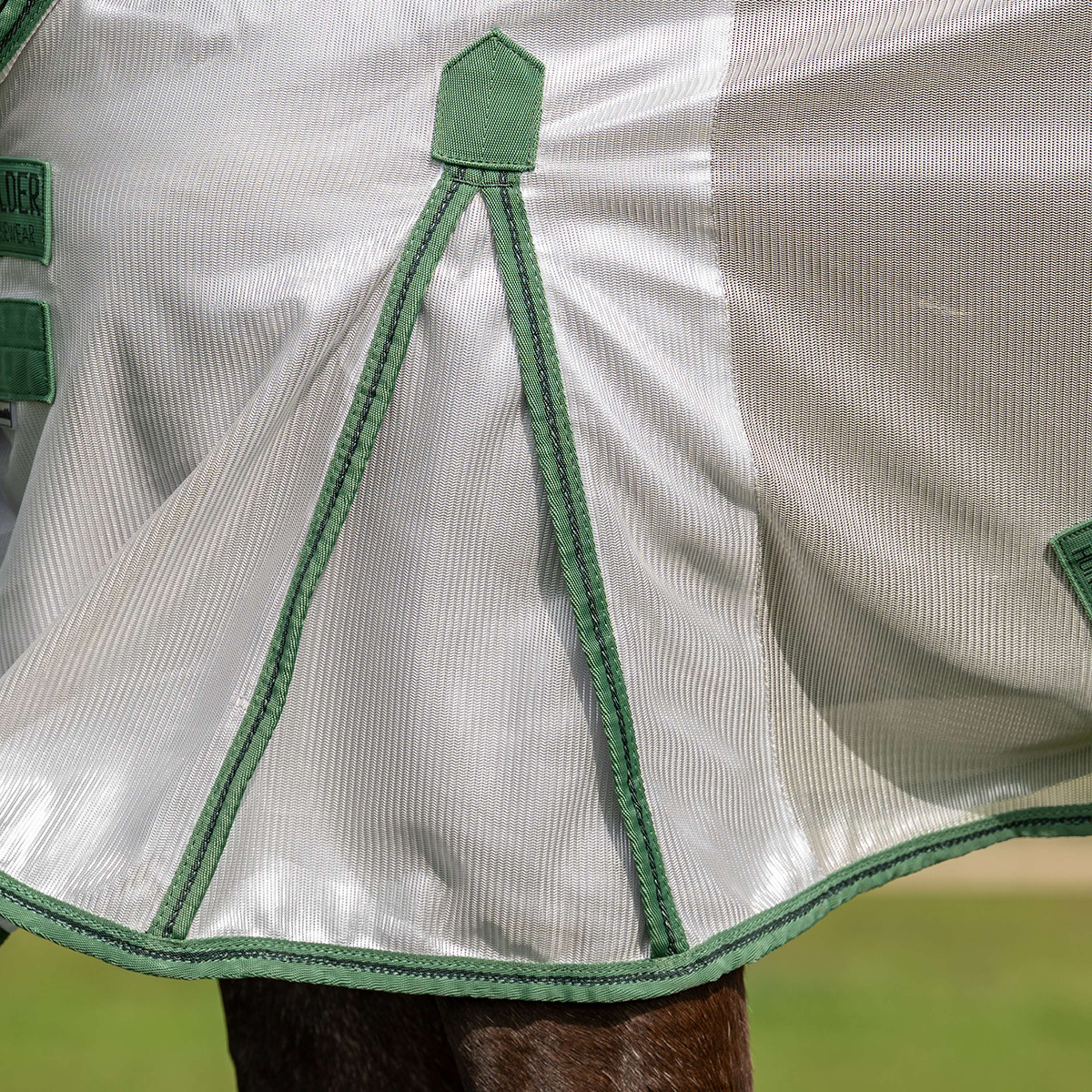 Velder Horsewear Essentials Pony Vliegendeken Mesh met Hals Zilver
