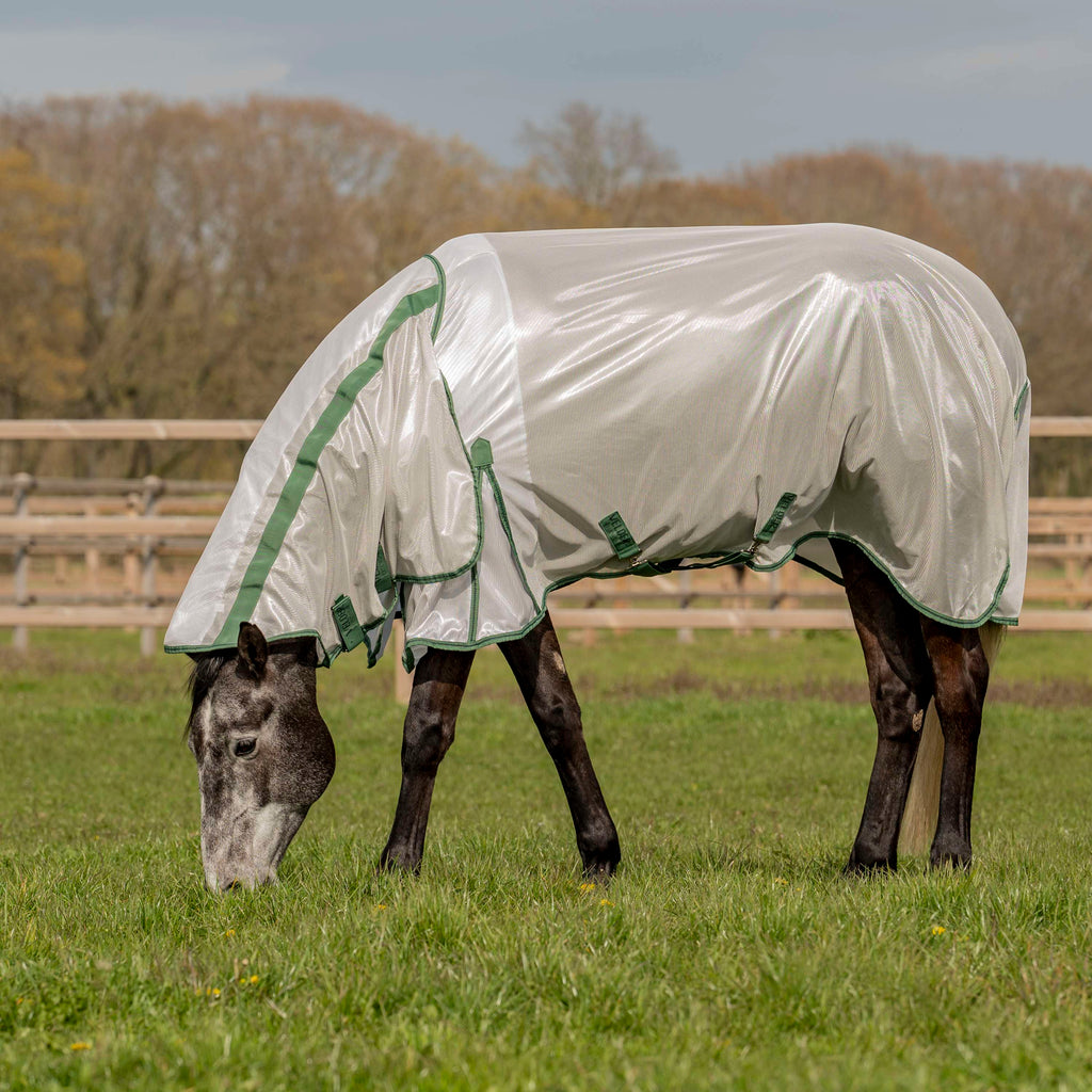 Velder Horsewear Essentials Vliegendeken Mesh met Hals Zilver