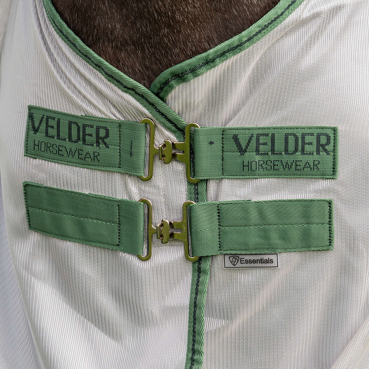 Velder Horsewear Vliegendeken Mesh met Hals Zilver
