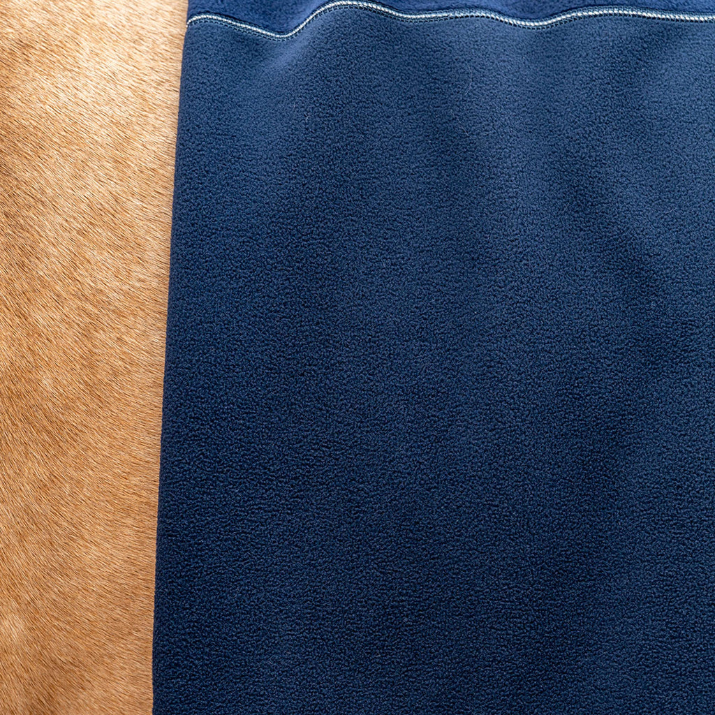 Velder Horsewear Premium Deluxe Fleece Cooler Rug Navy
