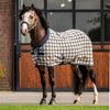 Velder Horsewear Premium Pony Fleece Cooler with Collar Navy Check