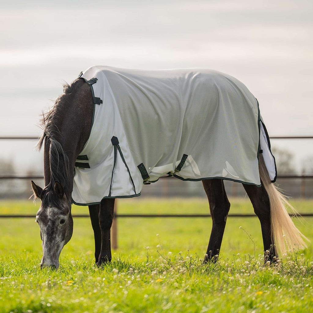 Velder Horsewear Premium Vliegendeken Guardian AirMesh Silver Mist
