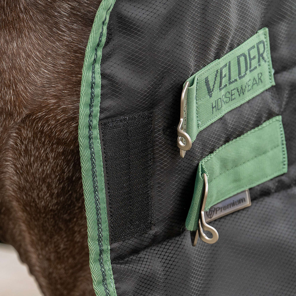 Velder Horsewear Premium Staldeken 210D 100g Zwart