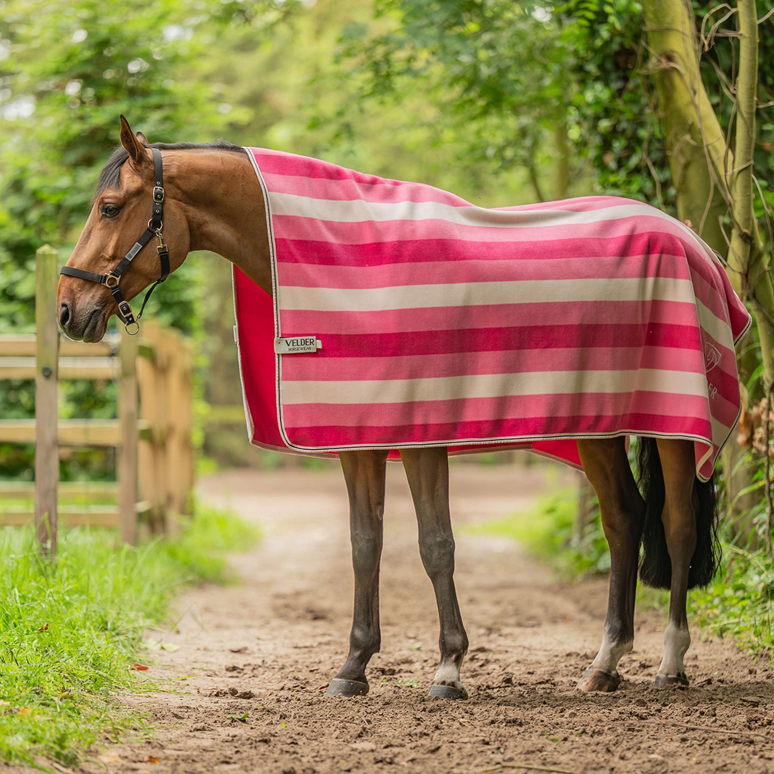 Velder Horsewear Fleecedeken VelvetTouch Dusty Rose