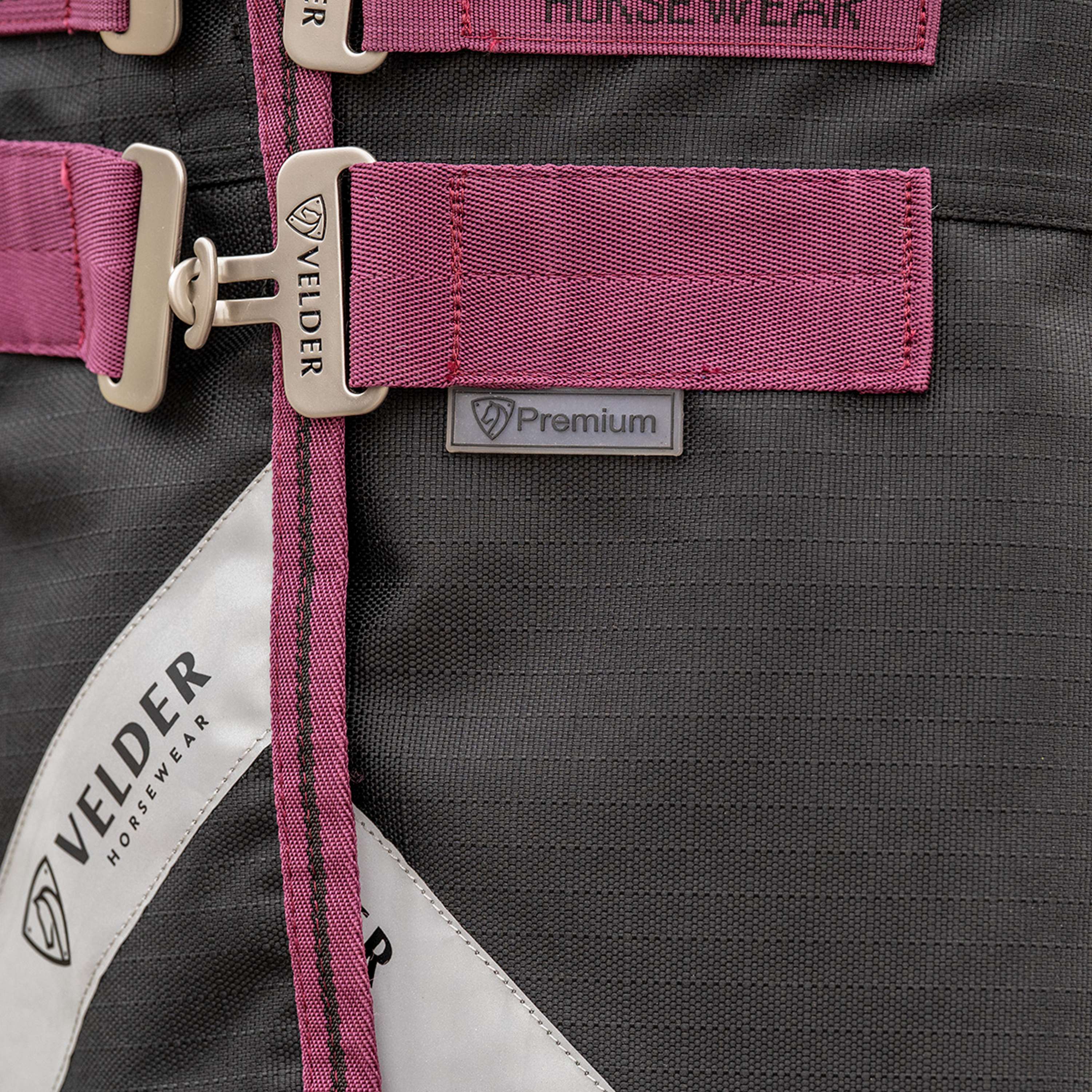 Velder Horsewear Premium Pony Turnout Rug 1200D 0g Zwart