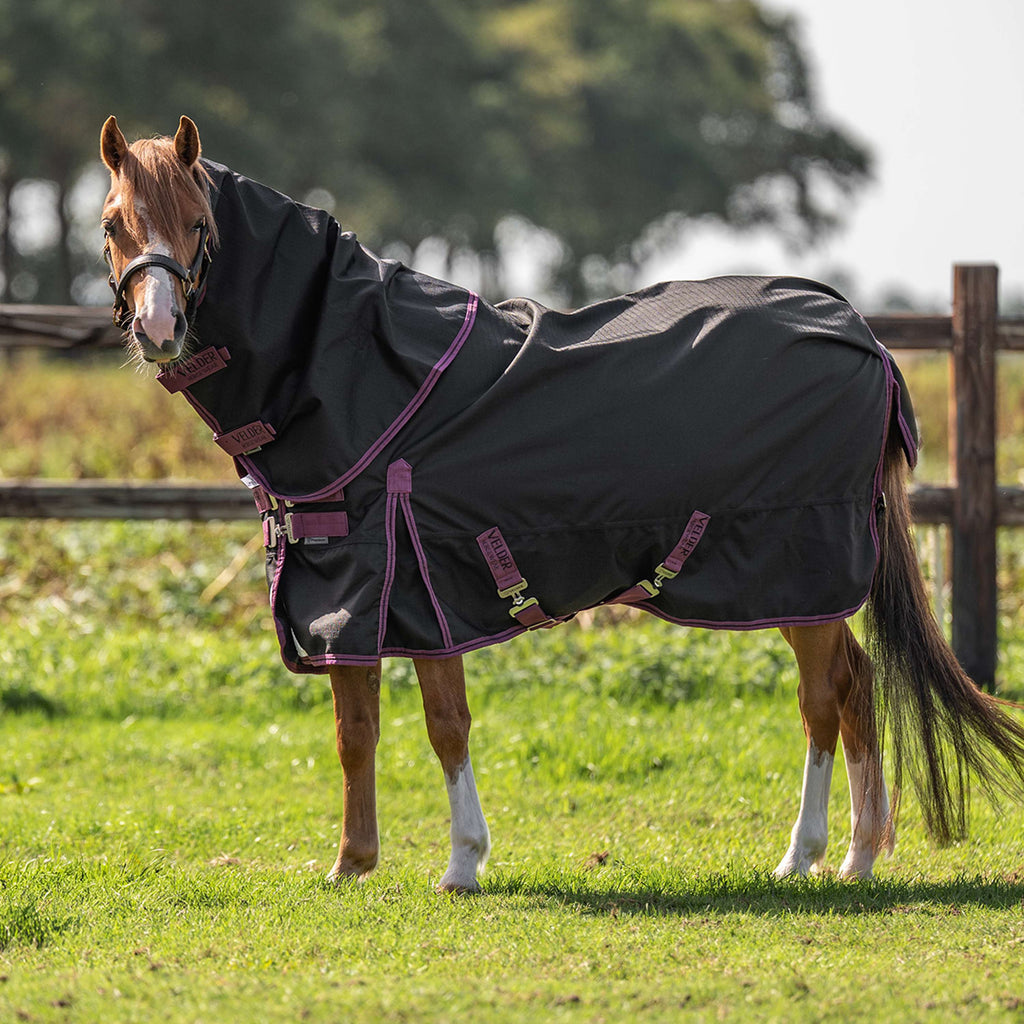Velder Horsewear Premium Pony Turnout Rug 1200D 0g Zwart
