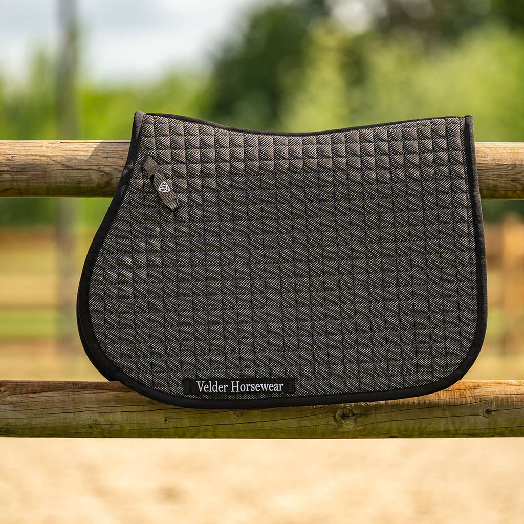 Velder Horsewear Premium Zadeldekje Bamboo Springen Zwart