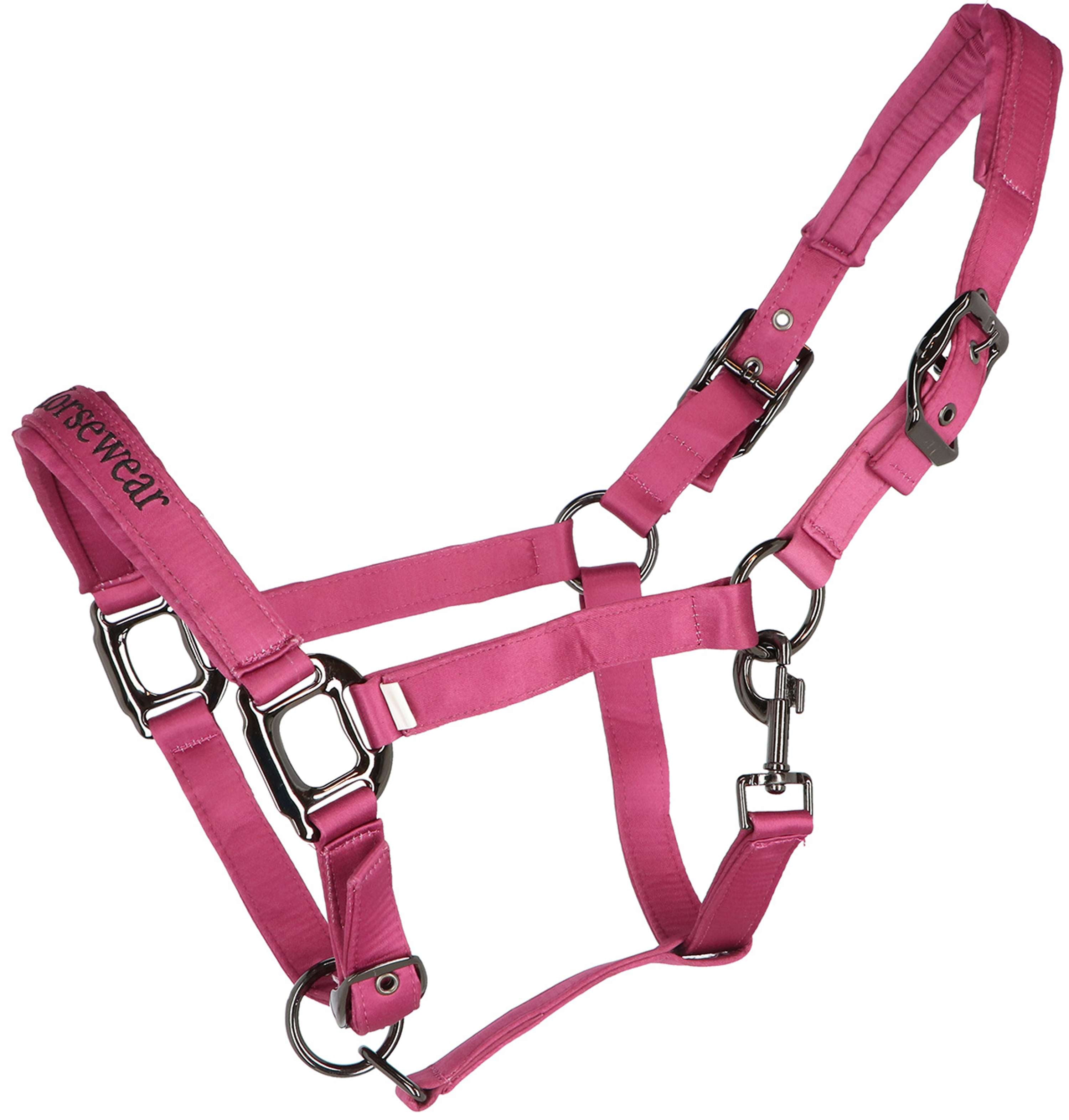 Velder Horsewear Premium Halster Satin Glow Dutch Raspberry