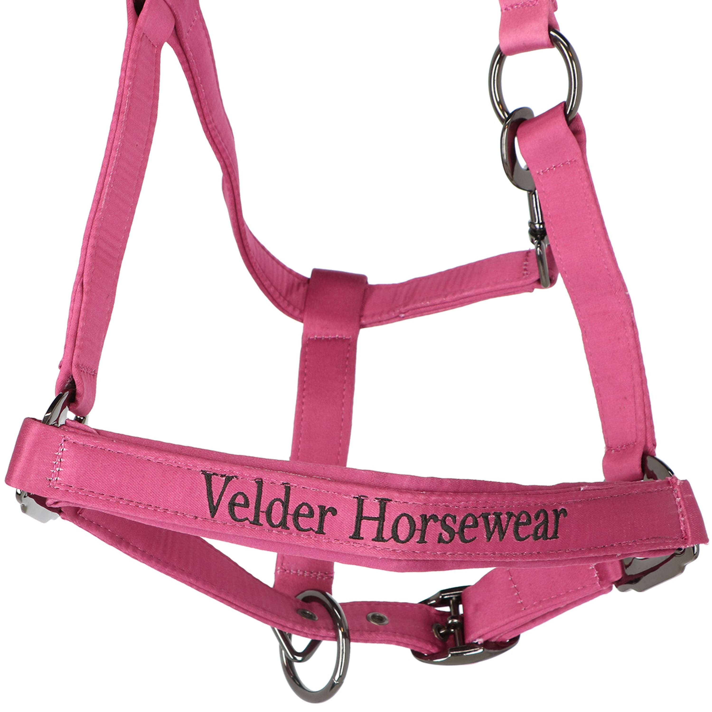 Velder Horsewear Premium Halster Satin Glow Dutch Raspberry