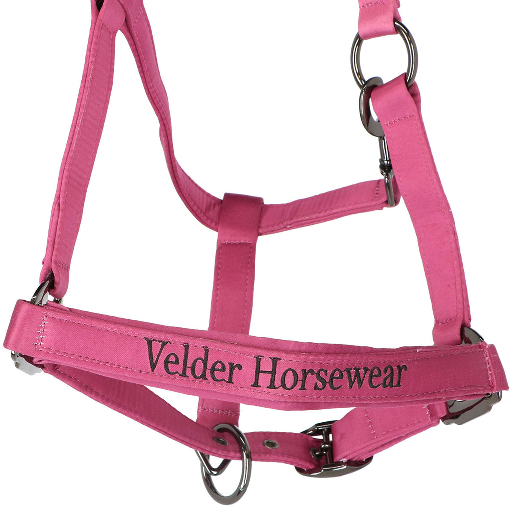 Velder Horsewear Premium Halster Satin Glow Dutch Raspberry