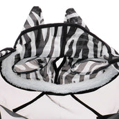 Velder Horsewear Essentials Vliegenmasker Zebra met Oren Zwart/Wit