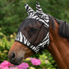 Velder Horsewear Essentials Vliegenmasker Zebra met Oren Zwart/Wit