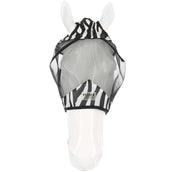 Velder Horsewear Essentials Vliegenmasker Zebra zonder Oren Zwart/Wit