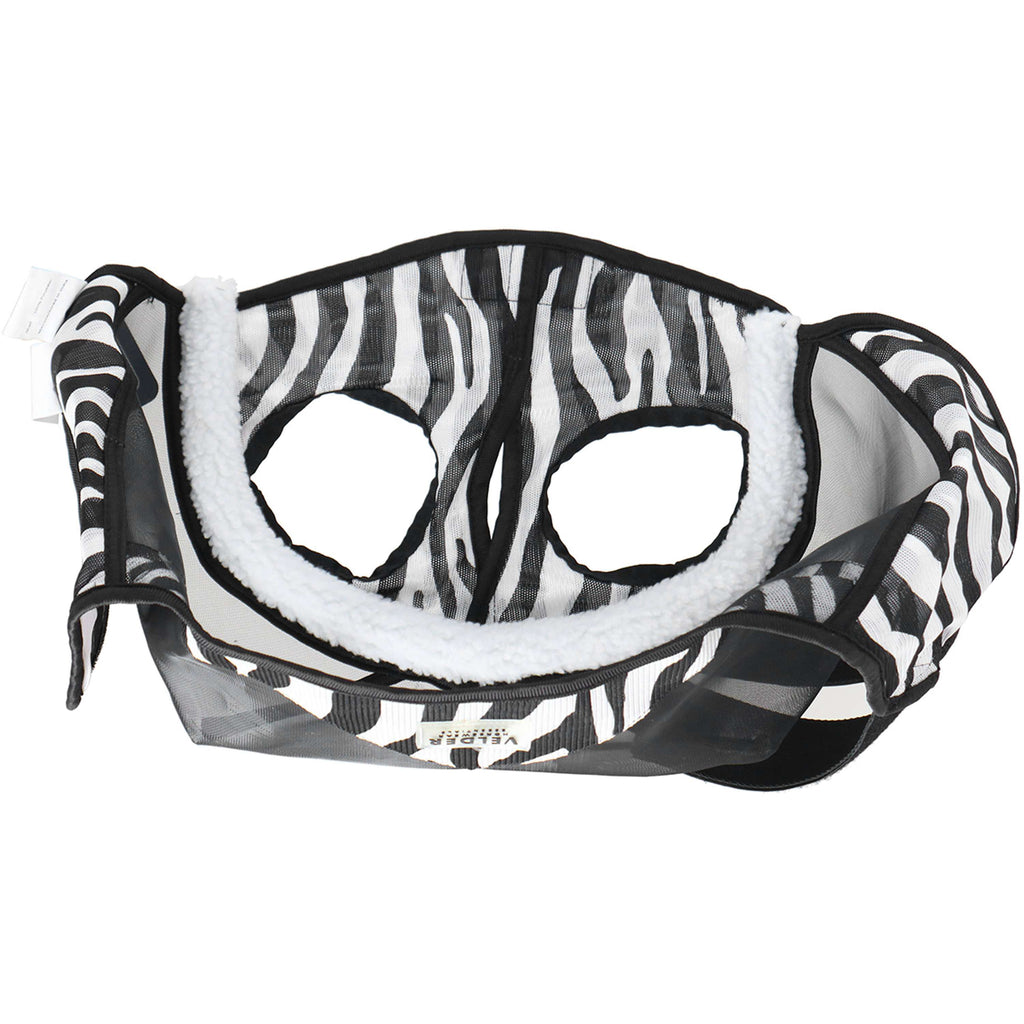 Velder Horsewear Essentials Vliegenmasker Zebra zonder Oren Zwart/Wit