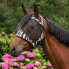Velder Horsewear Essentials Vliegenmasker Zebra zonder Oren Zwart/Wit