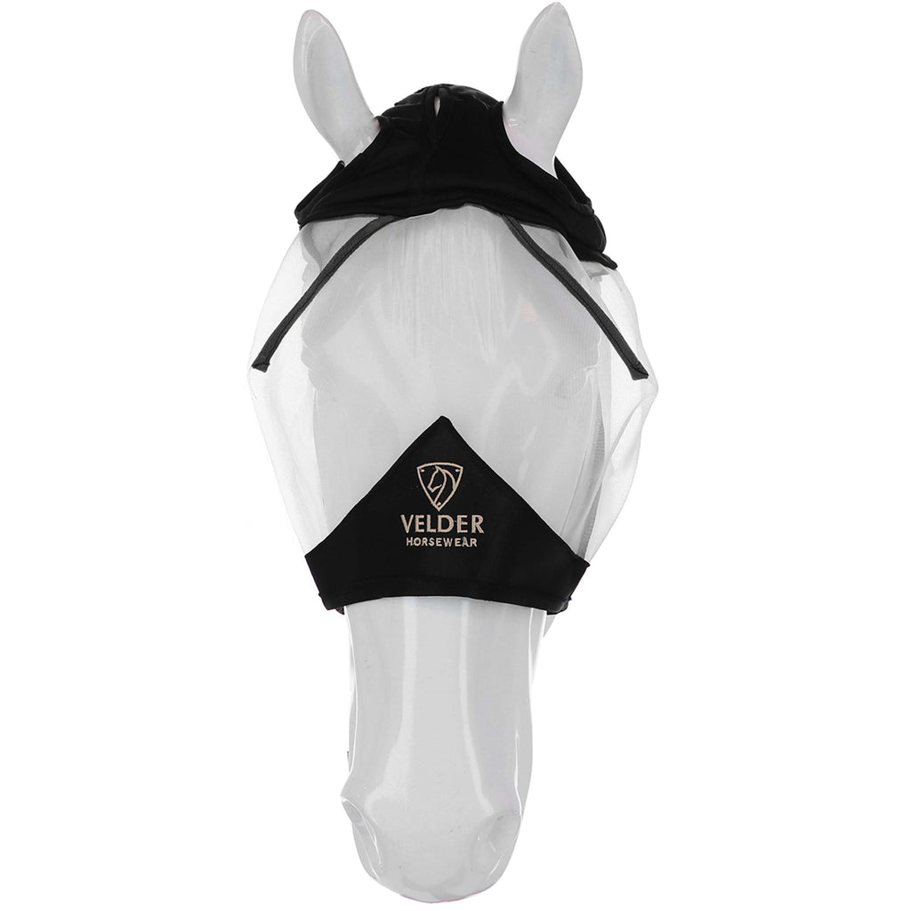 Velder Horsewear Premium Vliegenmasker zonder Oren Zwart