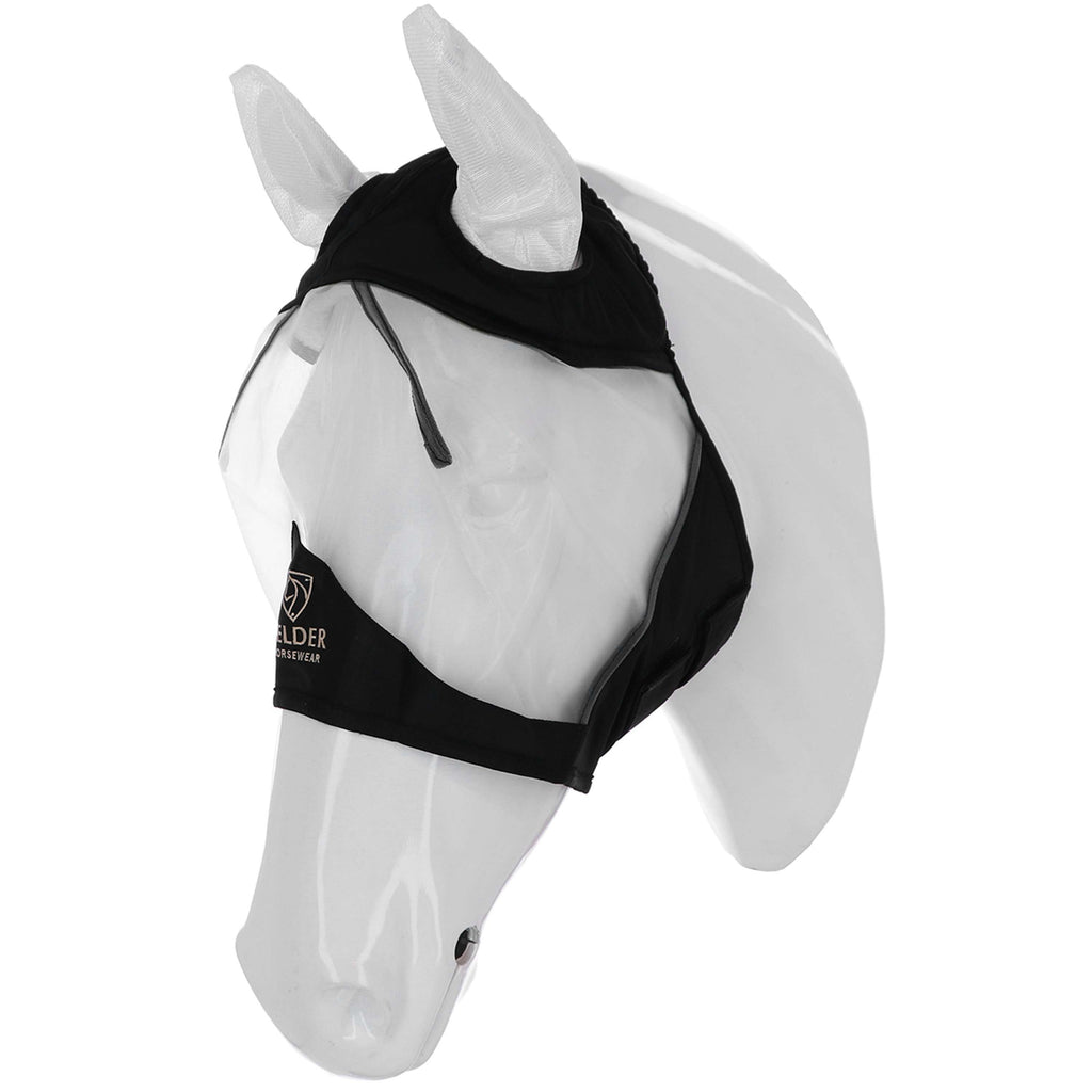 Velder Horsewear Premium Vliegenmasker met Oren Zwart