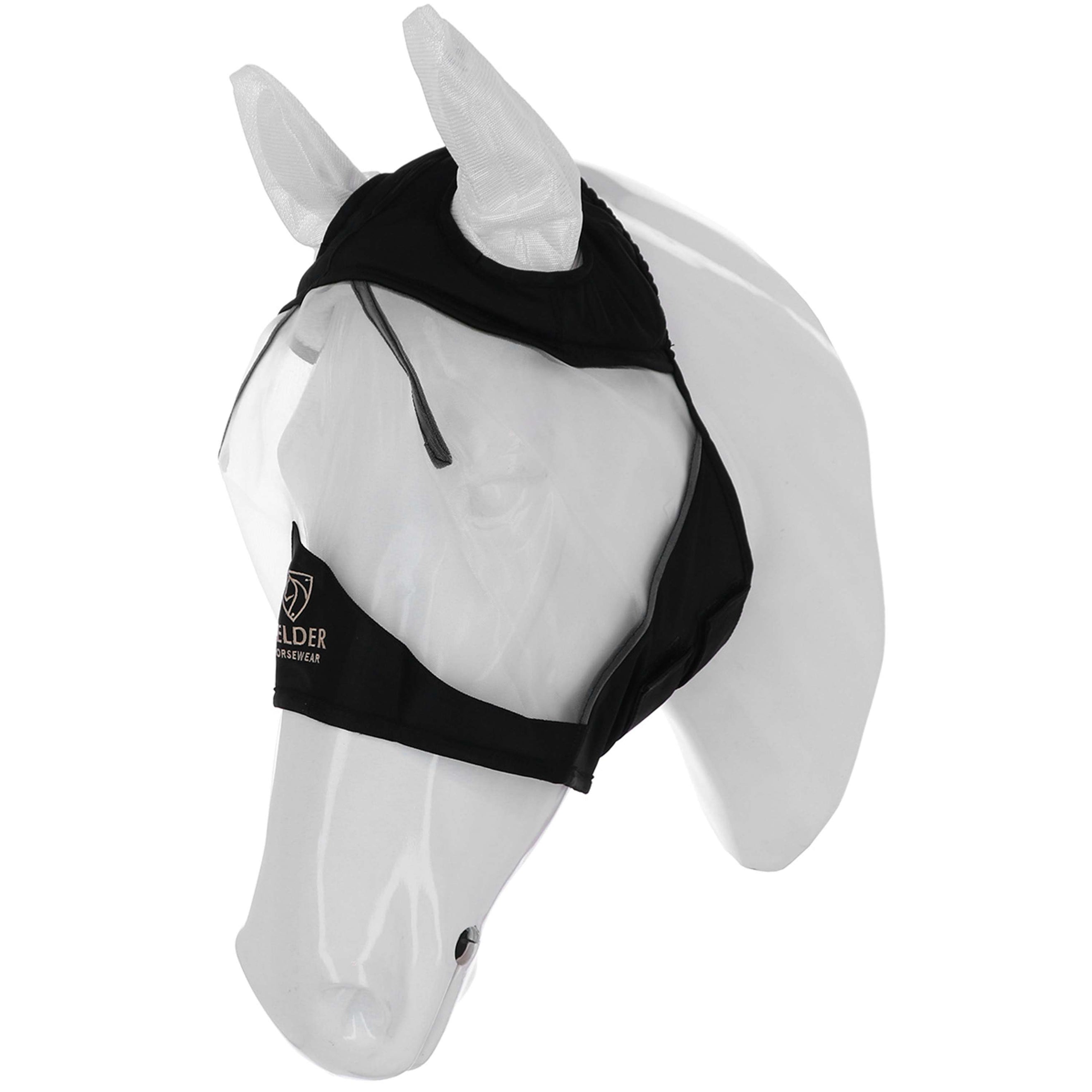 Velder Horsewear Premium Vliegenmasker met Oren Zwart