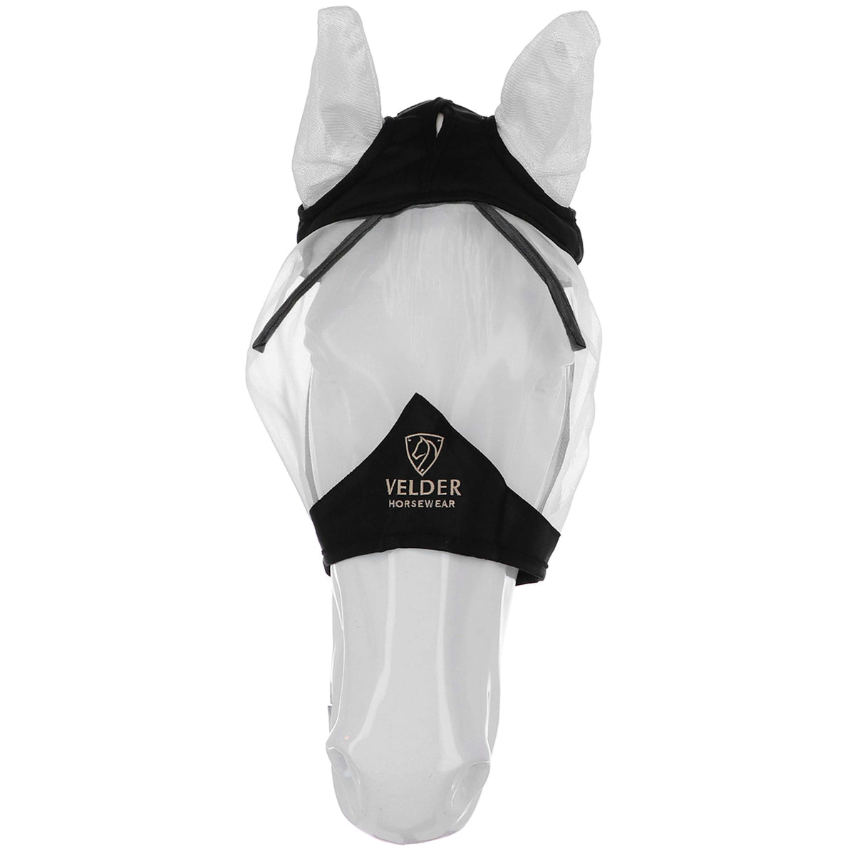 Velder Horsewear Premium Vliegenmasker met Oren Zwart