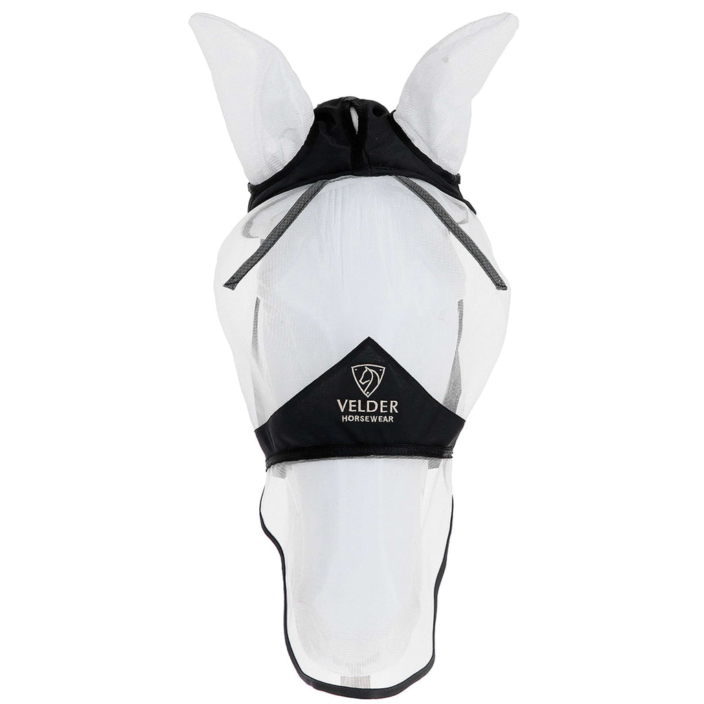 Velder Horsewear Premium Vliegenmasker met Oren en Neus Zwart