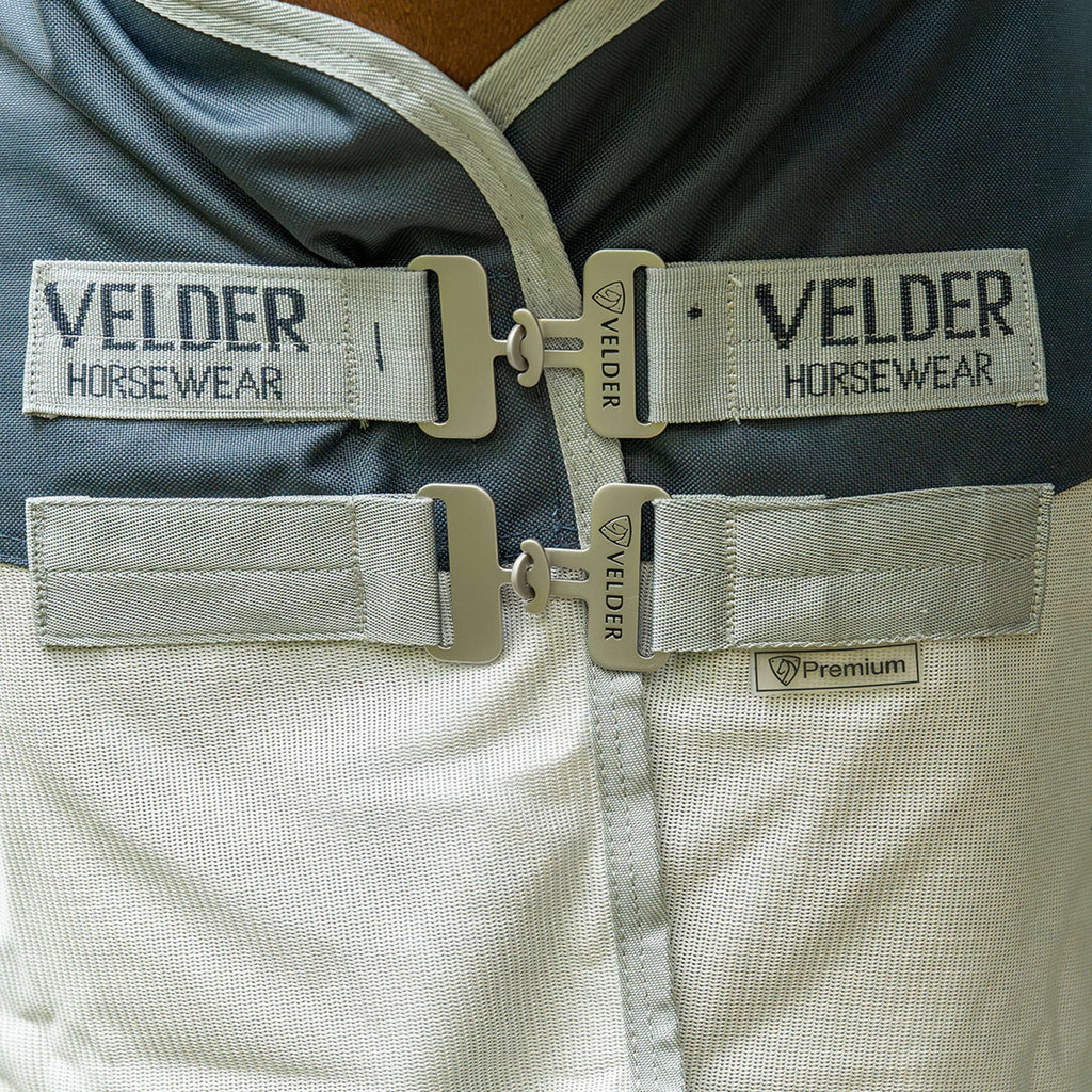 Velder Horsewear Premium Vliegendeken Rainless Summer Navy/Field Grey