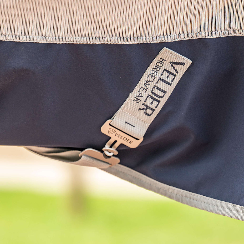 Velder Horsewear Premium Vliegendeken Rainless Fall Navy/Pearl Silver