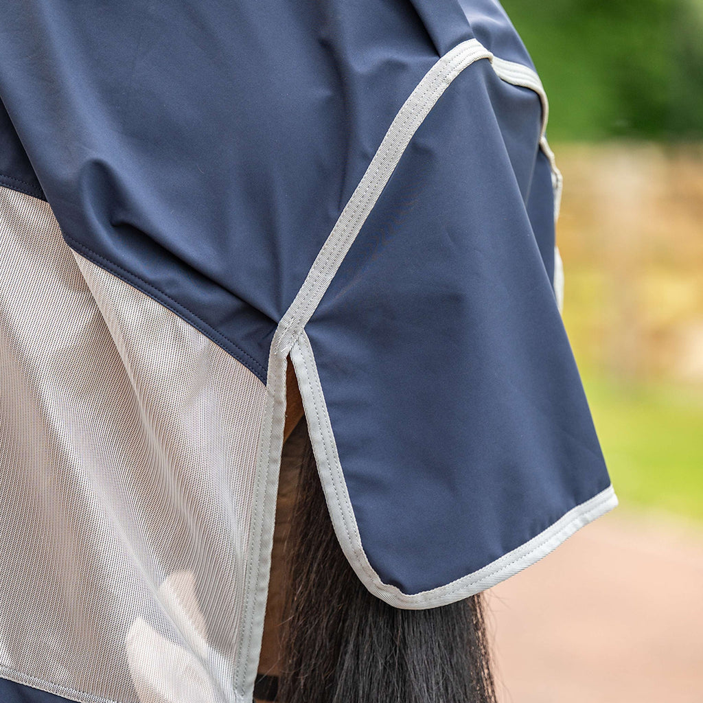 Velder Horsewear Premium Vliegendeken Rainless Fall Navy/Pearl Silver