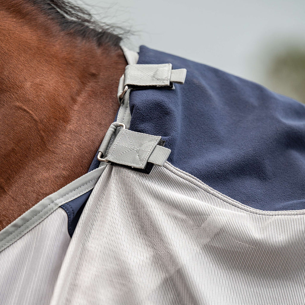 Velder Horsewear Premium Vliegendeken Rainless Fall Navy/Pearl Silver