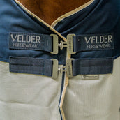 Velder Horsewear Premium Vliegendeken Waterproof-Top Navy/Pearl Silver