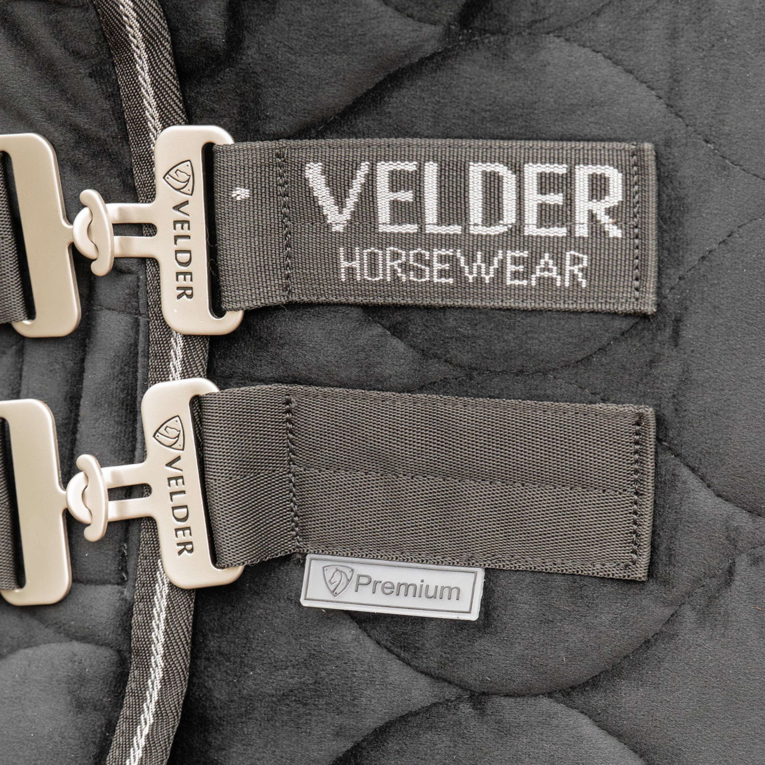 Velder Horsewear Premium Pony Showdeken Satin Glow Black Night